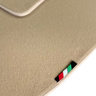 Beige Floor Mats for Ferrari Mondial Convertible (1983-1993) Italian Edition - AutoWin