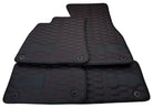 Custom Black Leather Floor Mats for Audi A3 - Convertible (2014-2020) 