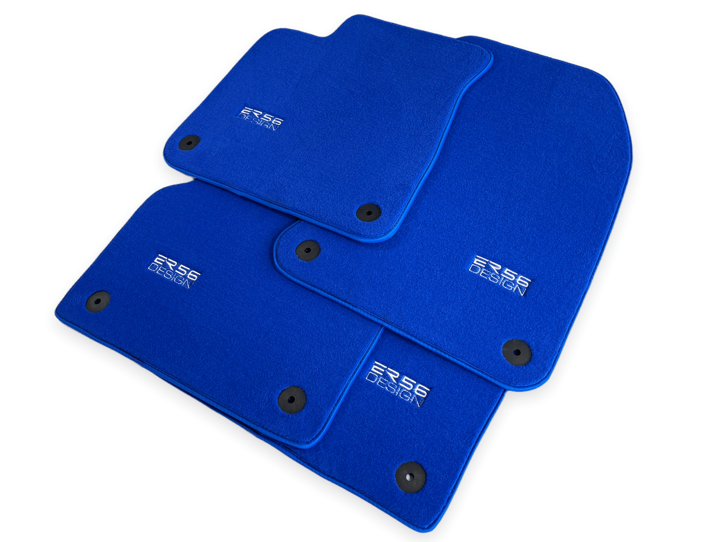 Blue Floor Mats for Audi A1 3-door Hatchback 2010-2018 | ER56 Design