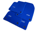 Blue Floor Mats for Audi A1 3-door Hatchback 2010-2018 | ER56 Design