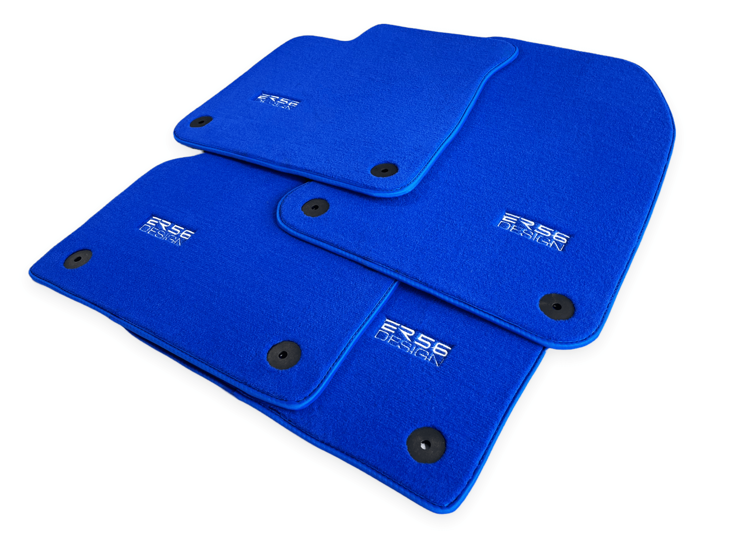 Blue Floor Mats for Audi A1 3-door Hatchback 2010-2018 | ER56 Design