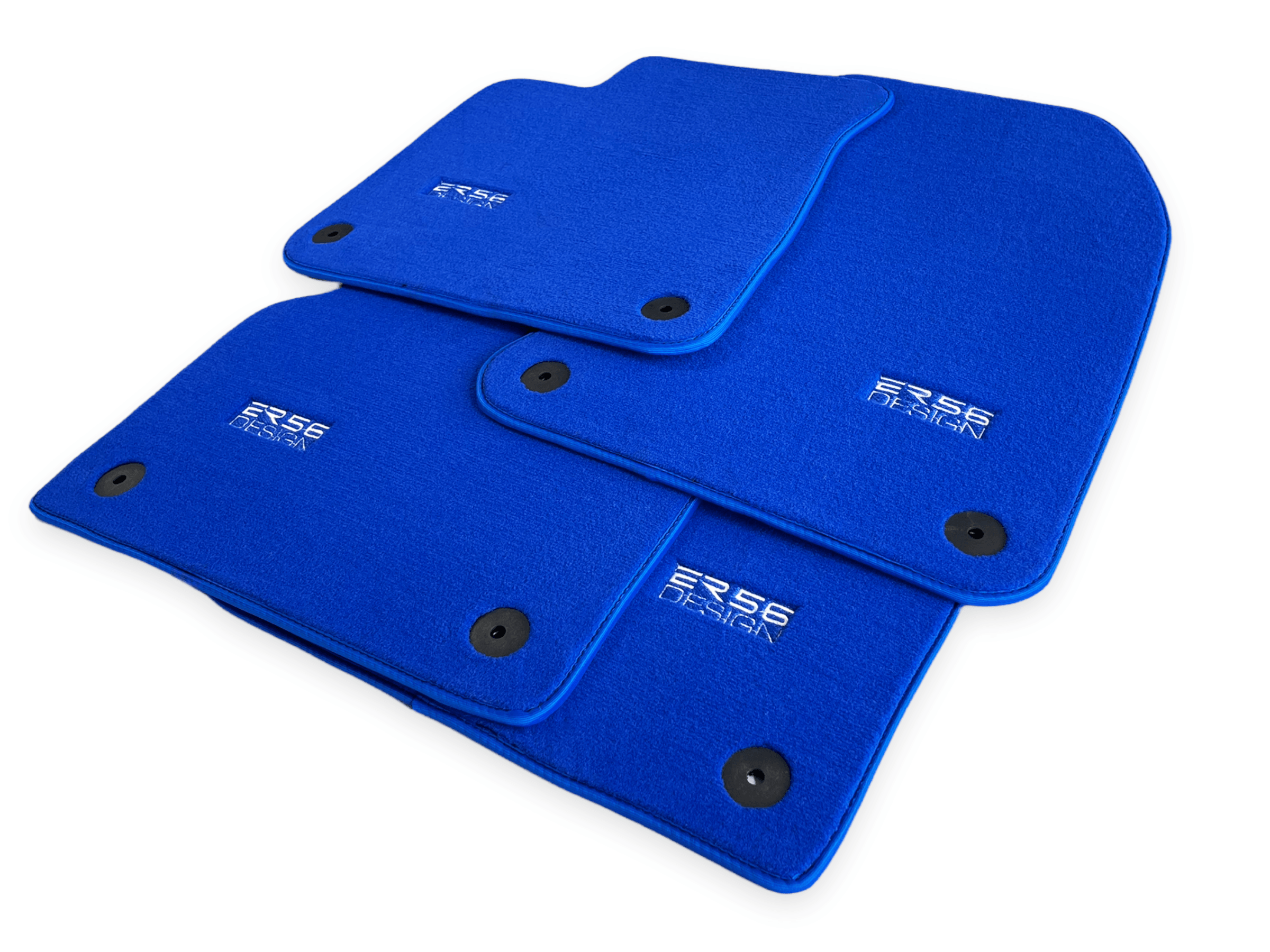 Blue Floor Mats for Audi A1 3-door Hatchback 2010-2018 | ER56 Design