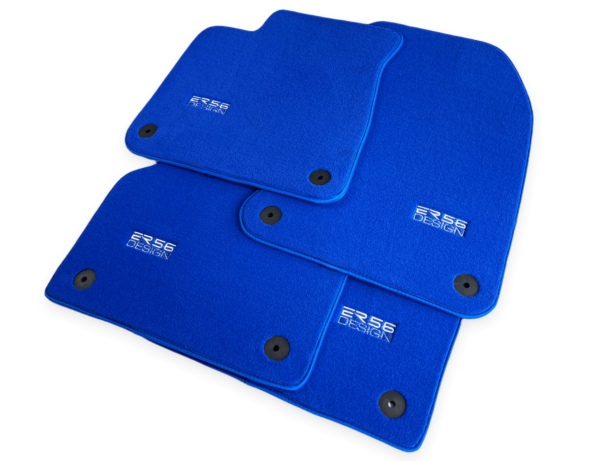 Blue Floor Mats for Audi A1 3-door Hatchback 2010-2018 | ER56 Design