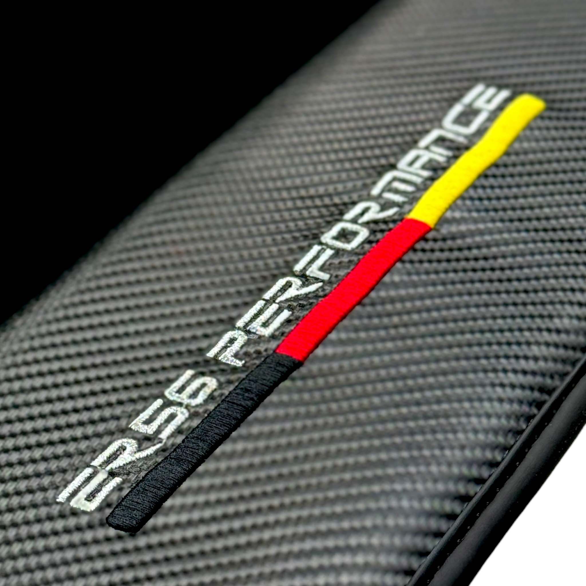Black Floor Floor Mats For BMW 1 Series E81 | ER56 Performance | Carbon Edition