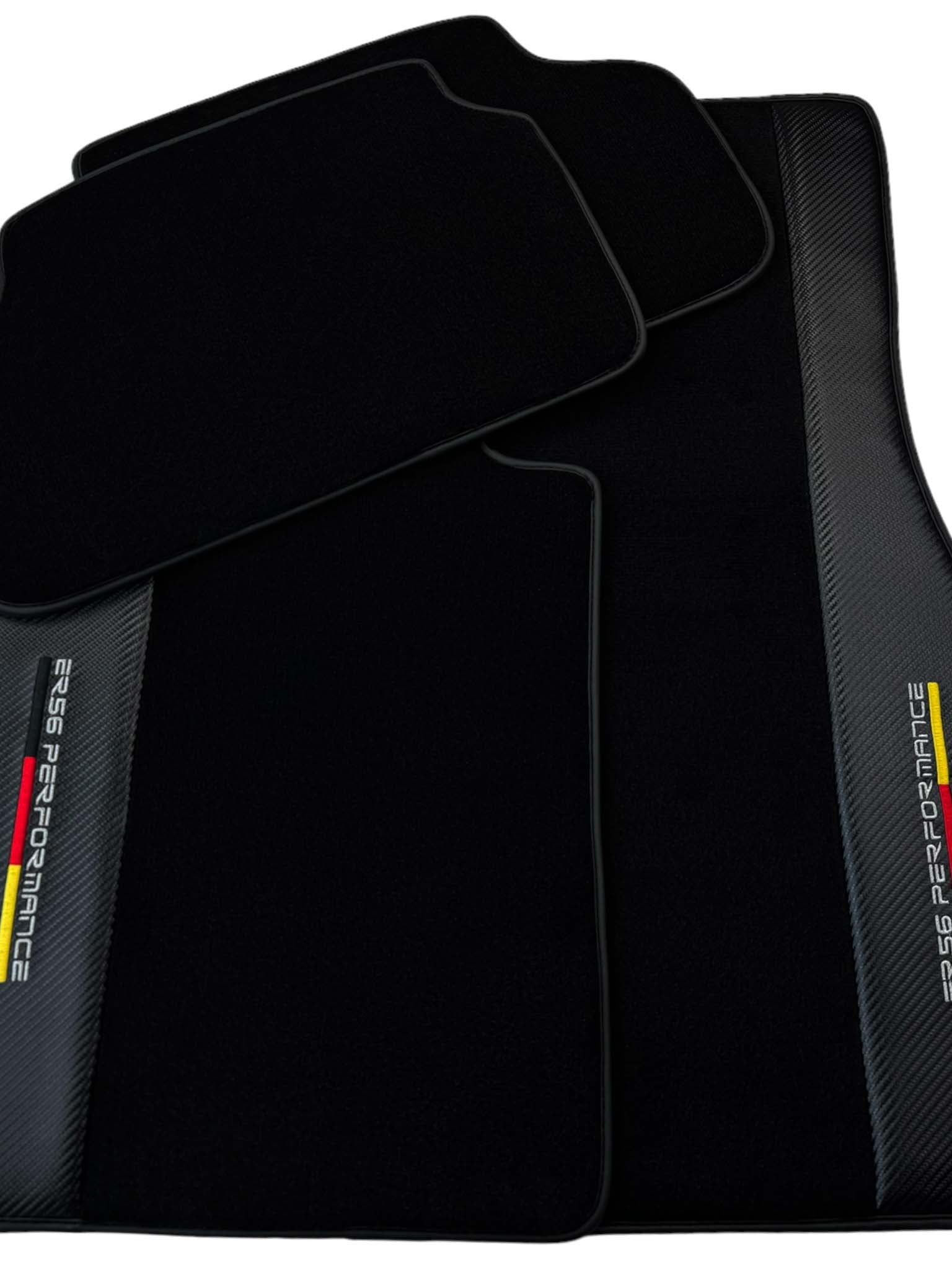 Black Floor Floor Mats For BMW M4 Series F82 | ER56 Performance | Carbon Edition
