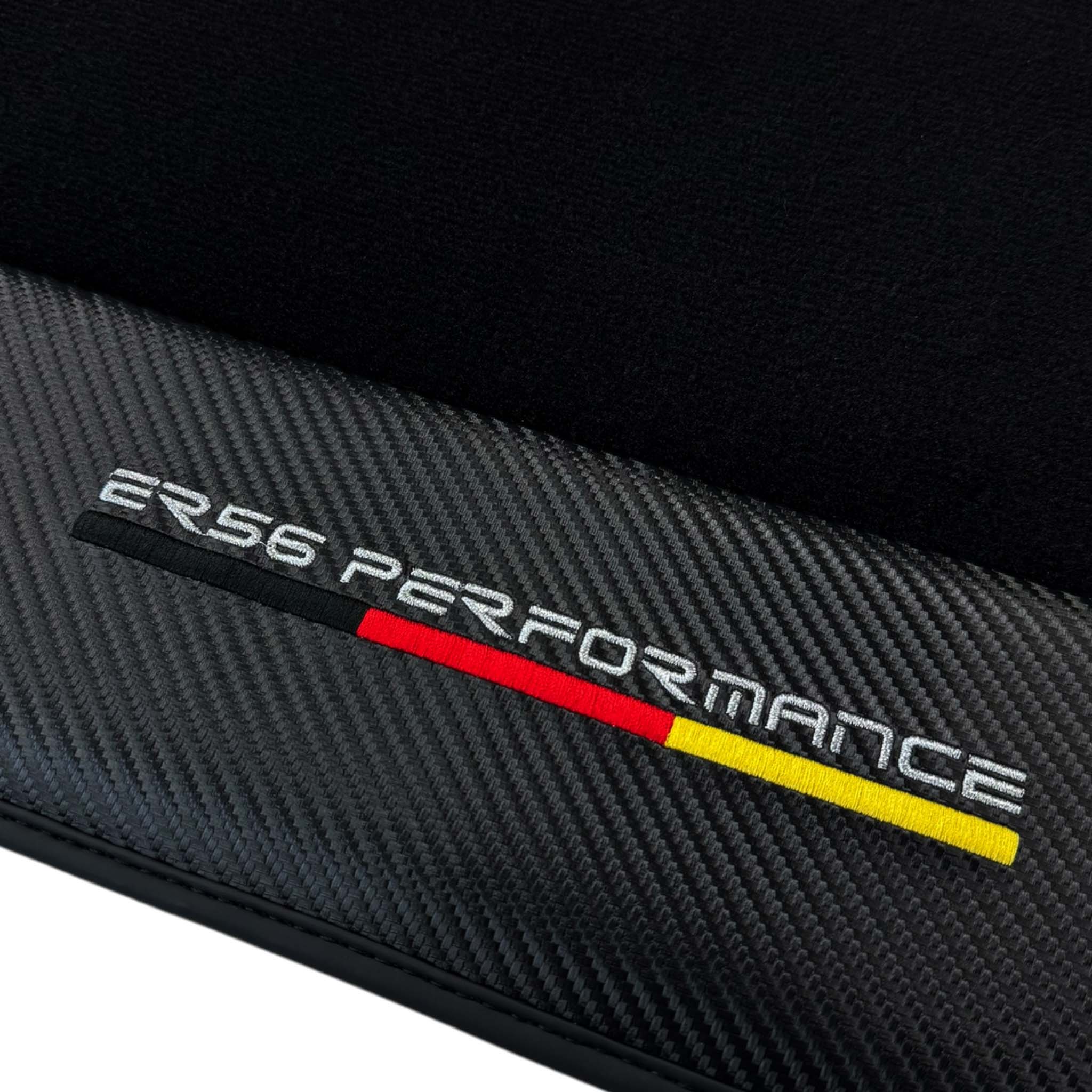 Black Floor Mats For BMW M3 E93 | ER56 Performance | Carbon Edition