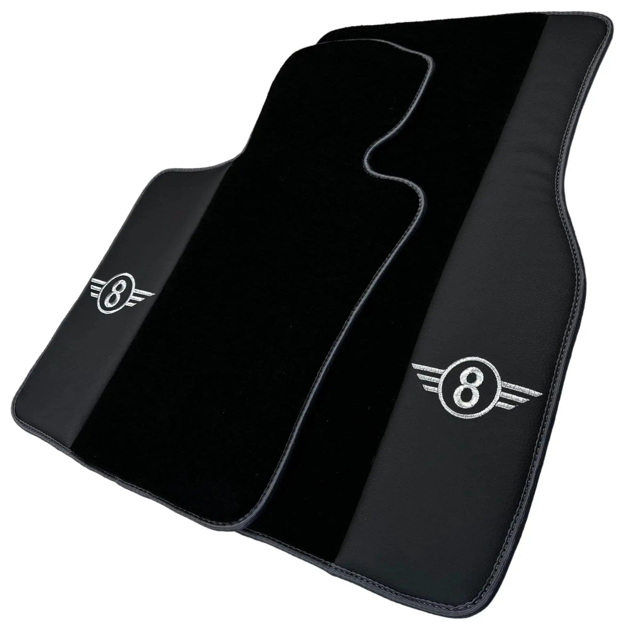 Black Floor Mats for Mini Clubman F54 (2015-2019) | Gray Trim - AutoWin