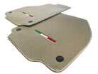 Floor Mats For Ferrari 488 2015-2022 Beige Autowin Brand Italian Edition - AutoWin