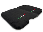 Floor Mats For Ferrari 812 Superfast Black Tailored Carpets With Italian Emblem - AutoWin