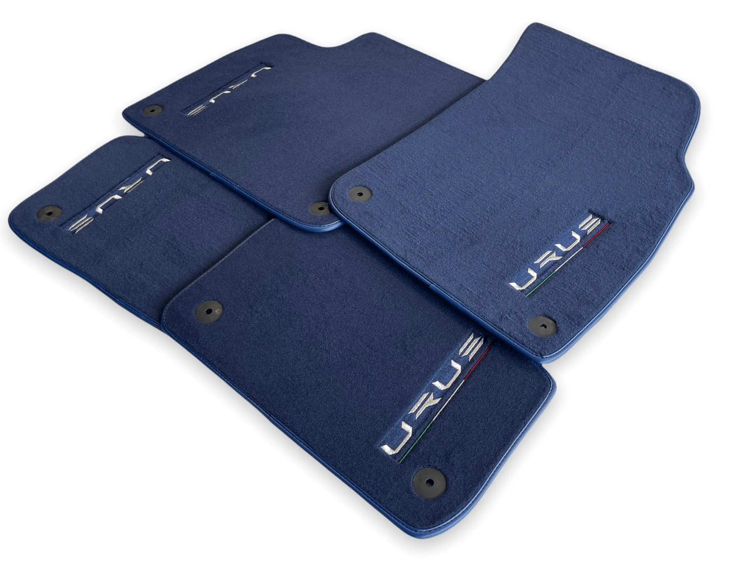 Floor Mats For Lamborghini Urus Dark Blue Tailored Carpets - AutoWin