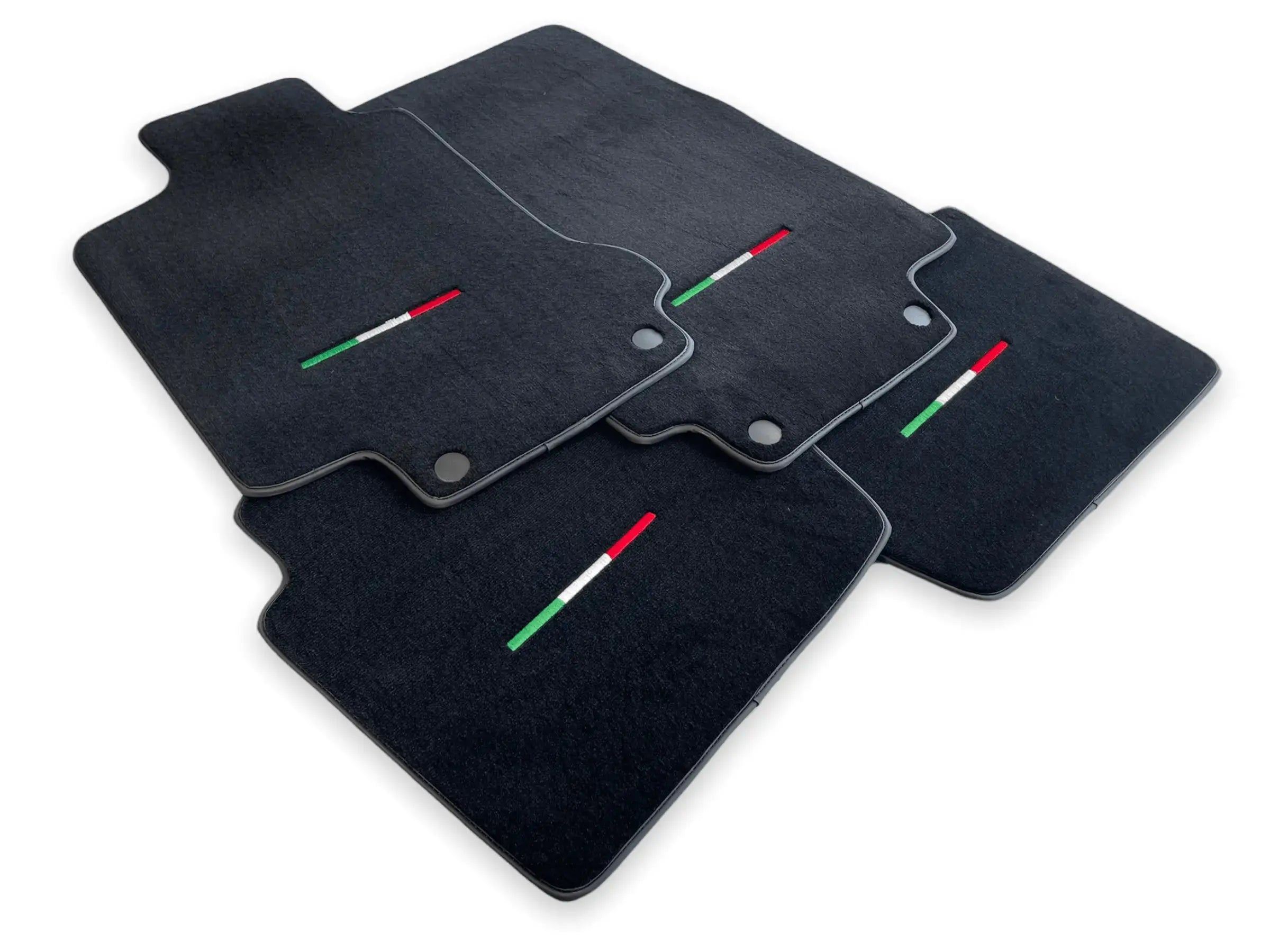 Floor Mats For Maserati GranTurismo Black IT Edition - AutoWin