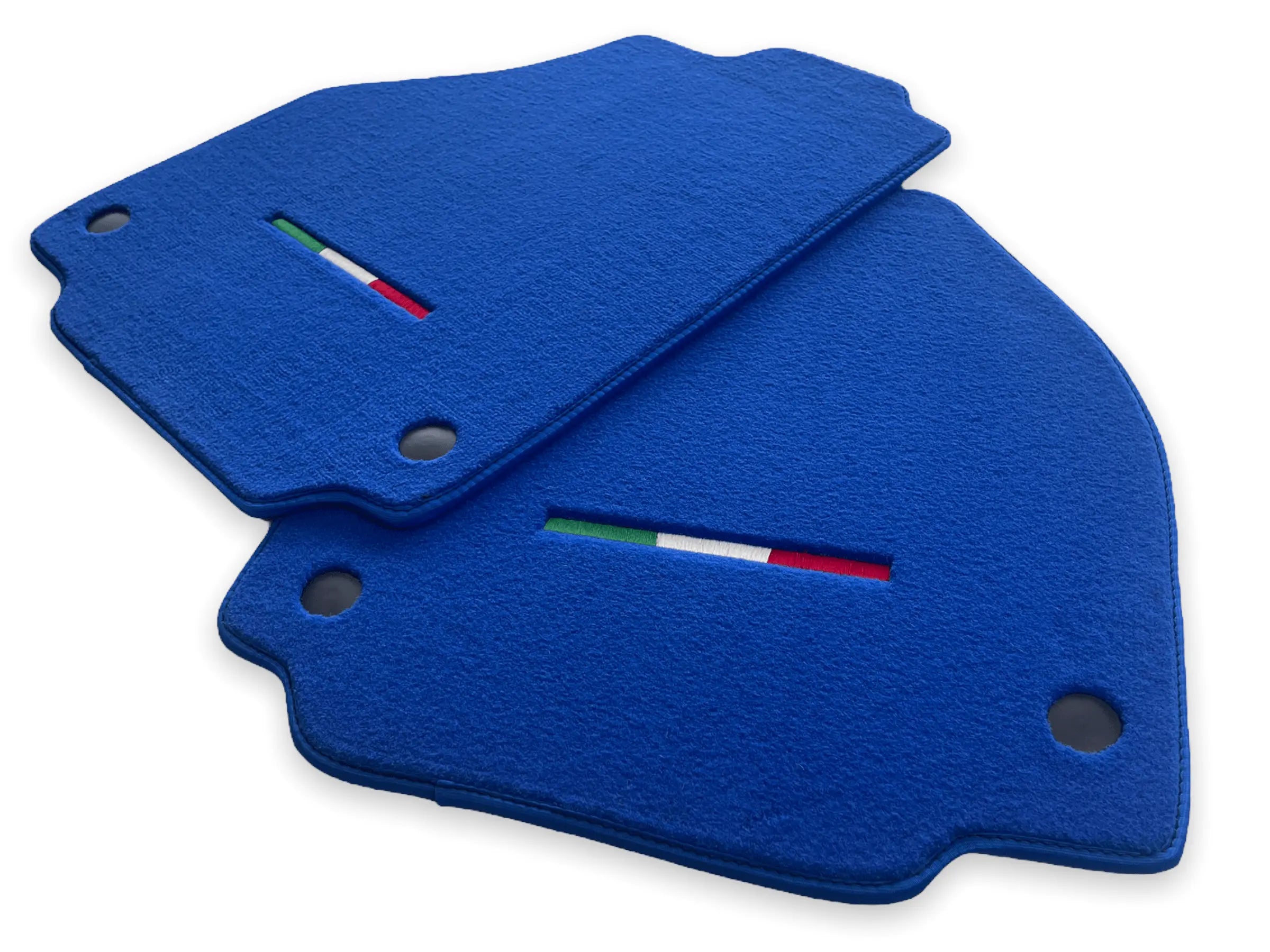 Mats For Ferrari 488 GTB 2015-2022 Blue AutoWin Brand Italian Edition - AutoWin