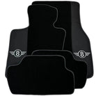 Black Floor Mats for Mini Cooper / One Electric (2020-2023) with Gray Trim