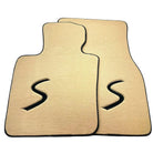 Beige Floor Mats for Mini Cooper / One F56 3-Doors (2014-2023)