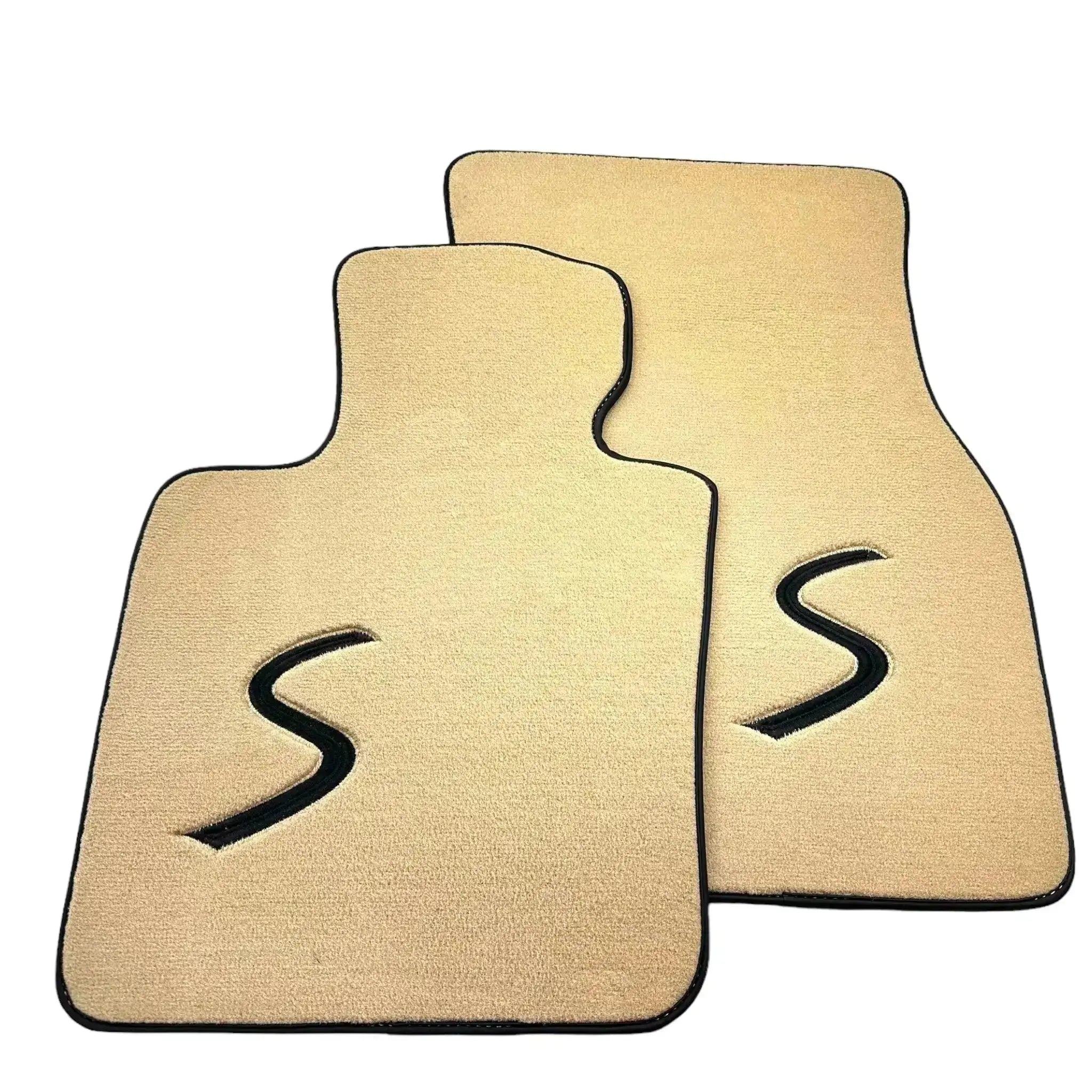 Beige Floor Mats for Mini Cooper / One R56 (2007-2014)