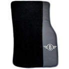 Black Floor Mats for Mini Cooper / One R56 (2007-2014) with Gray Trim