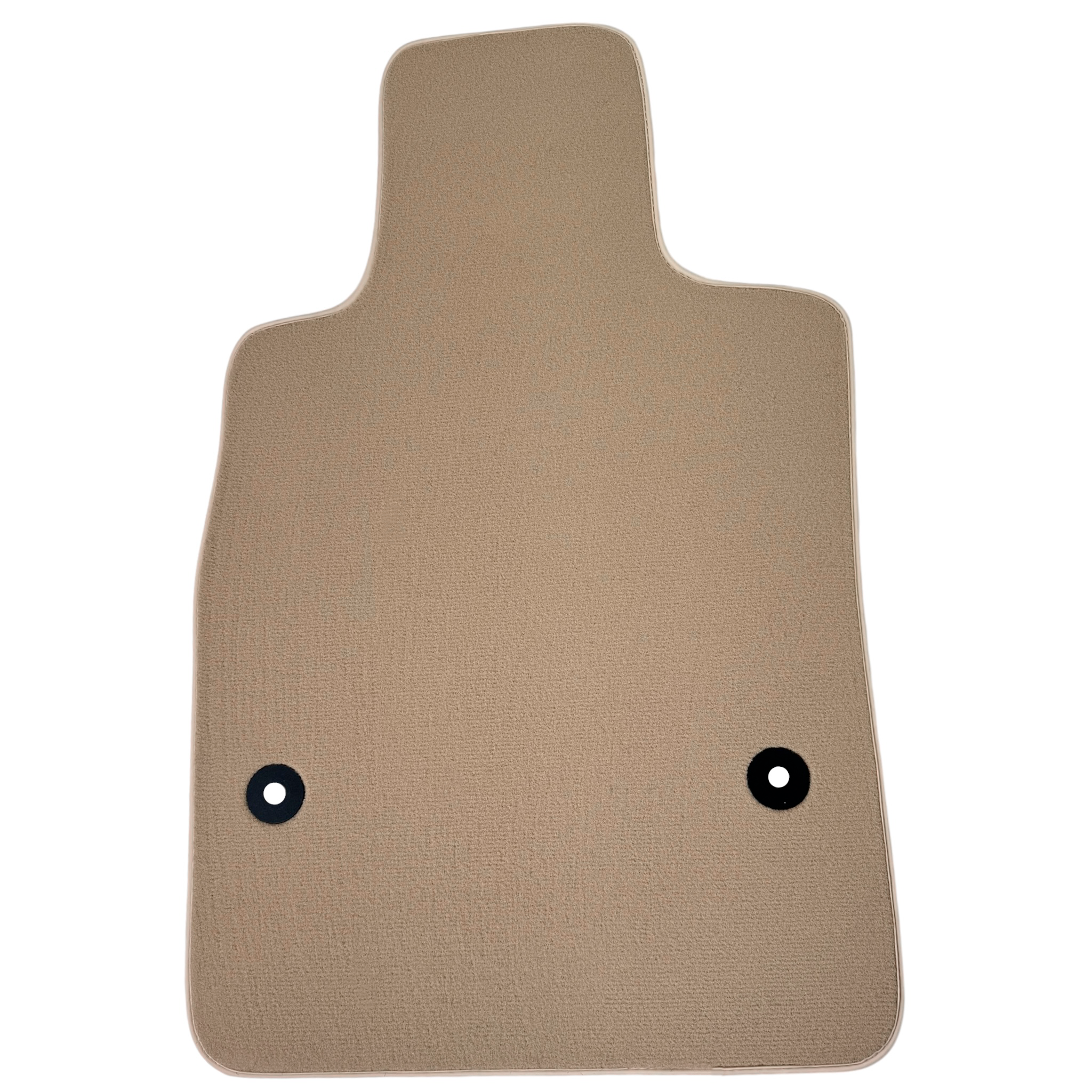 Beige Floor Mats for Chevrolet Corvette C8 (2020-2024) with Beige Trim