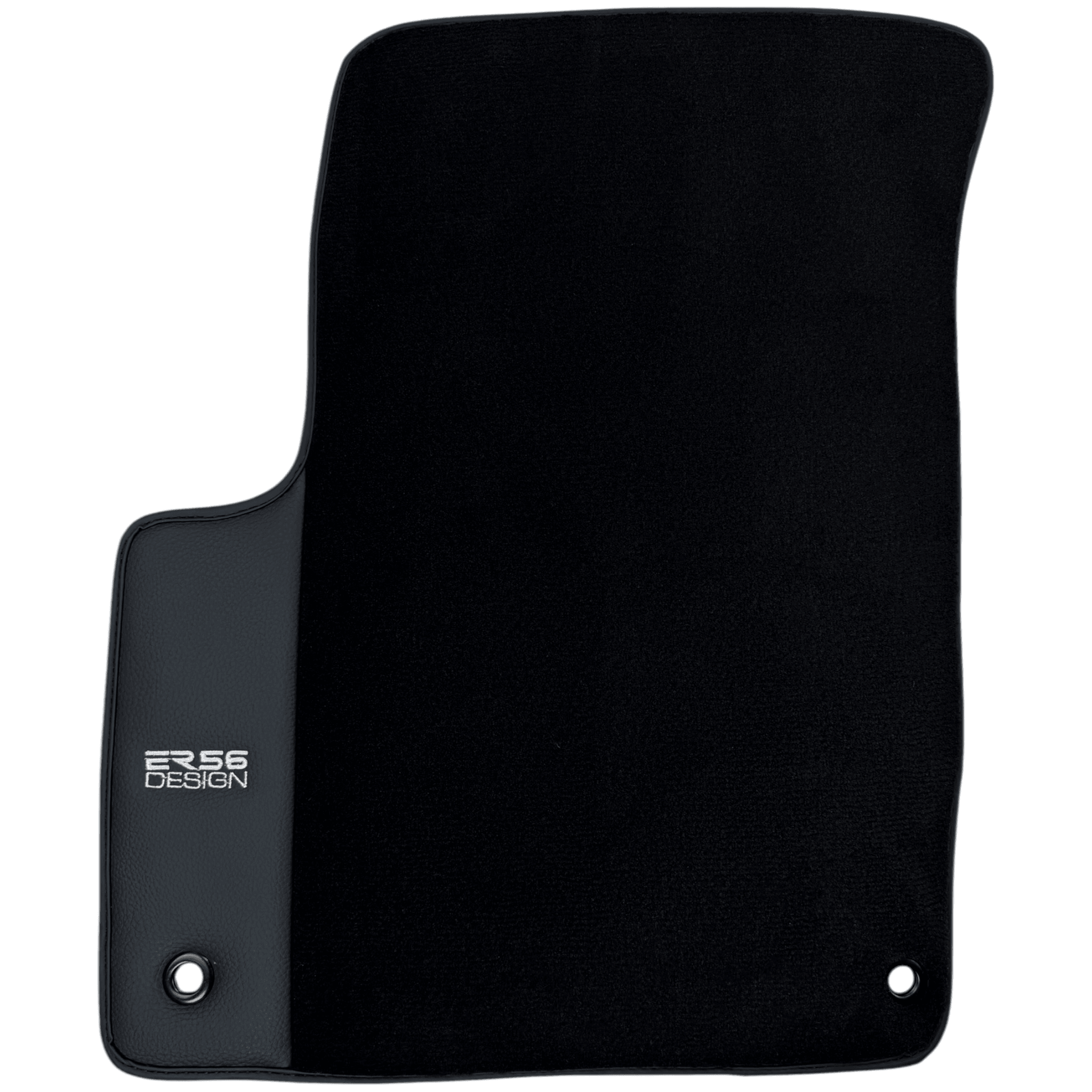 ER56 Design Black Floor Mats for Chrysler Imperial (1990-1993) with Leather - AutoWin