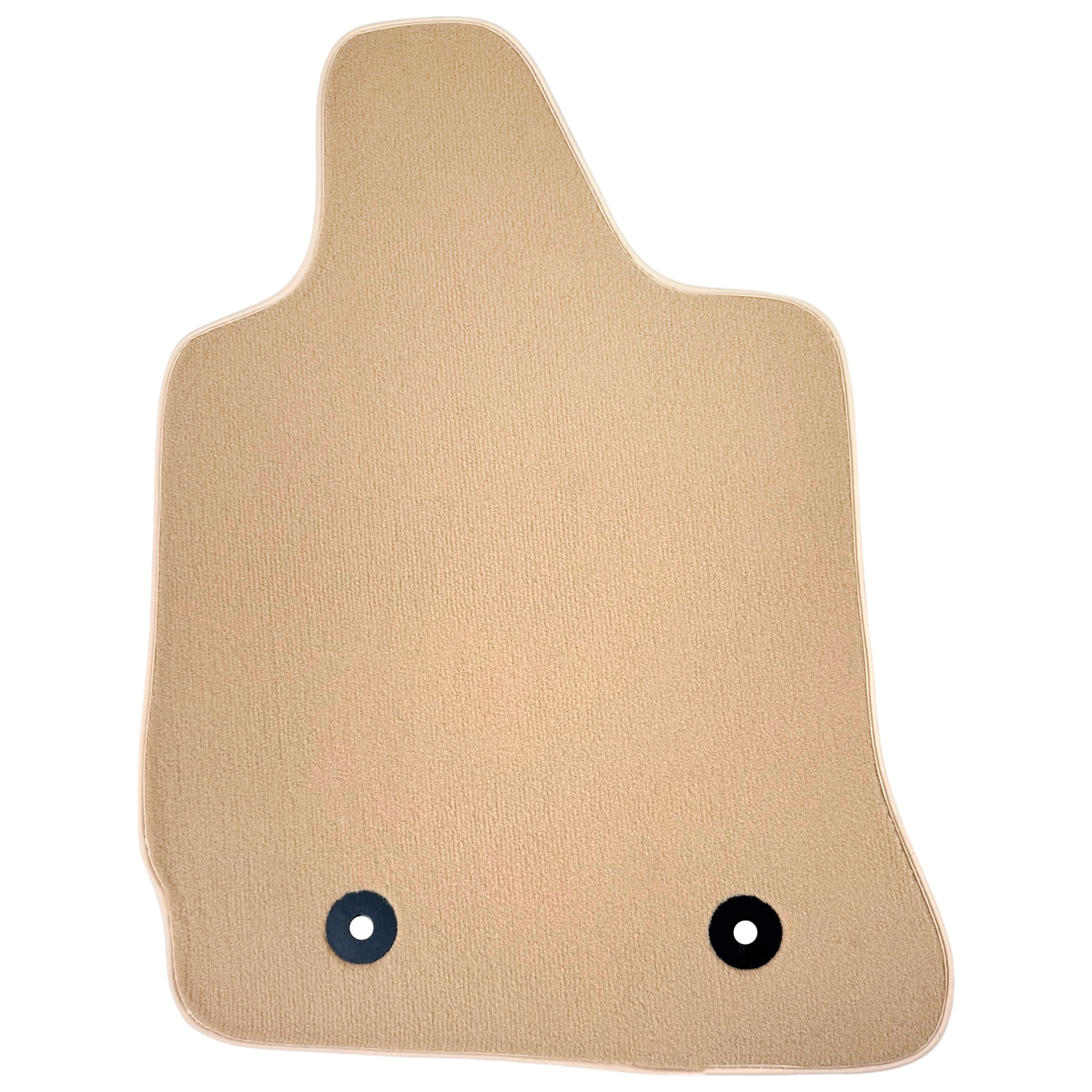 Beige Floor Mats for Chevrolet Corvette C7 Targa Top (2014-2019) with Beige Trim