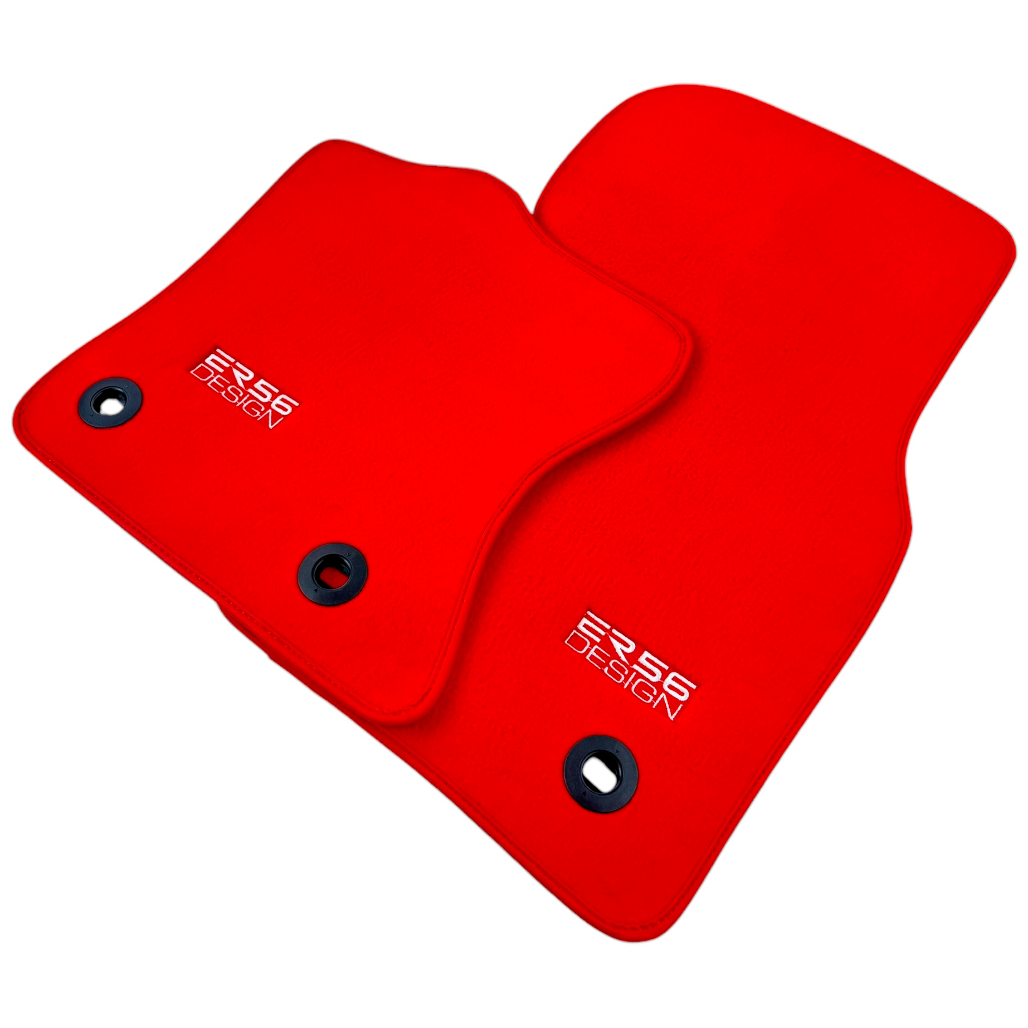 Red ER56 Design Floor Mats for Jaguar F-Pace (2016-2024)