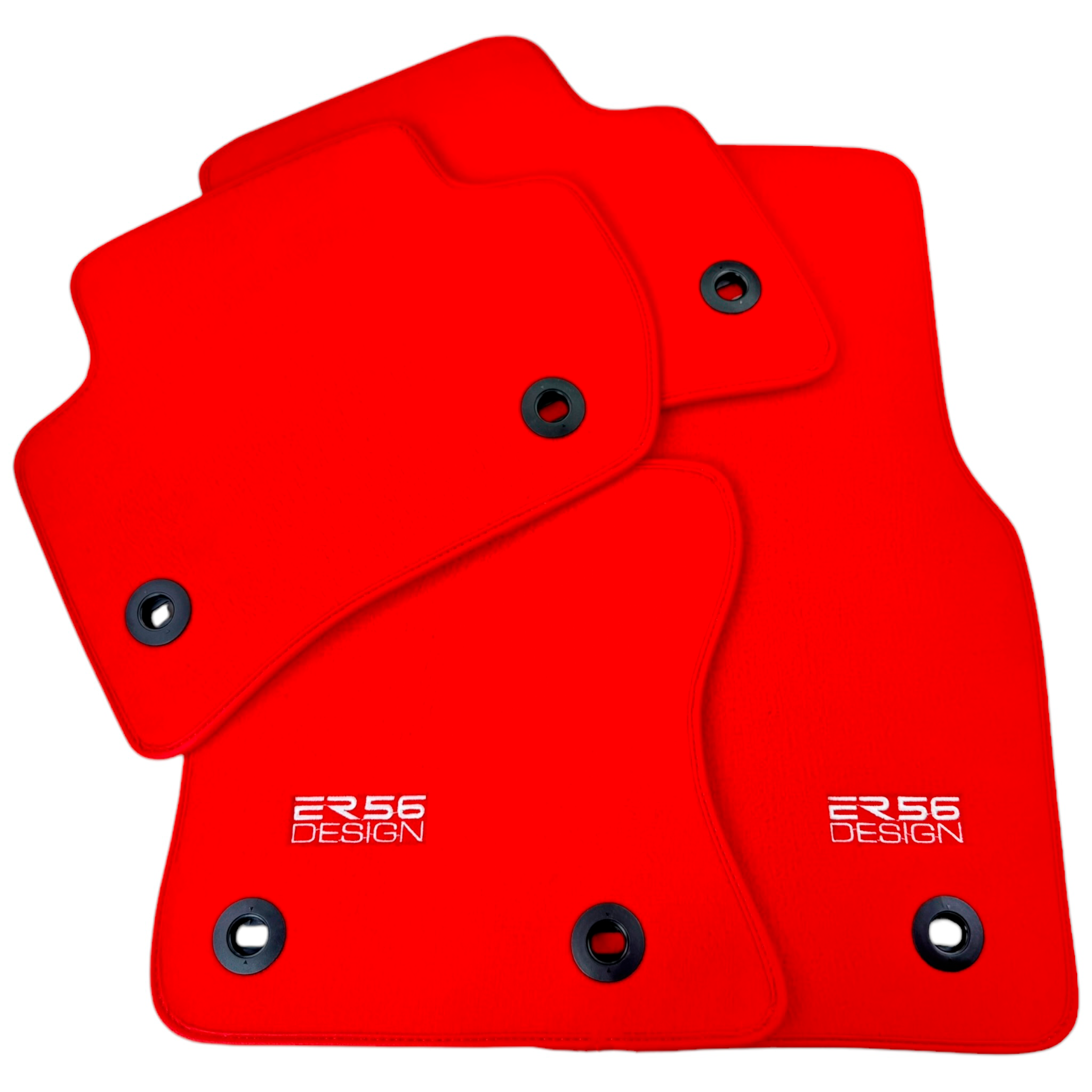 Red ER56 Design Floor Mats for Jaguar S-Type (2002-2008)