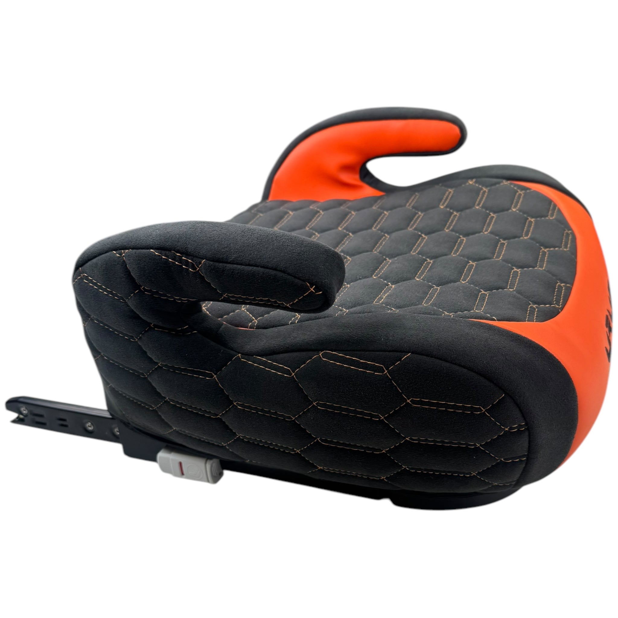 Backless Car Seat for Kids with Orange Leather | Lamborghini Urus