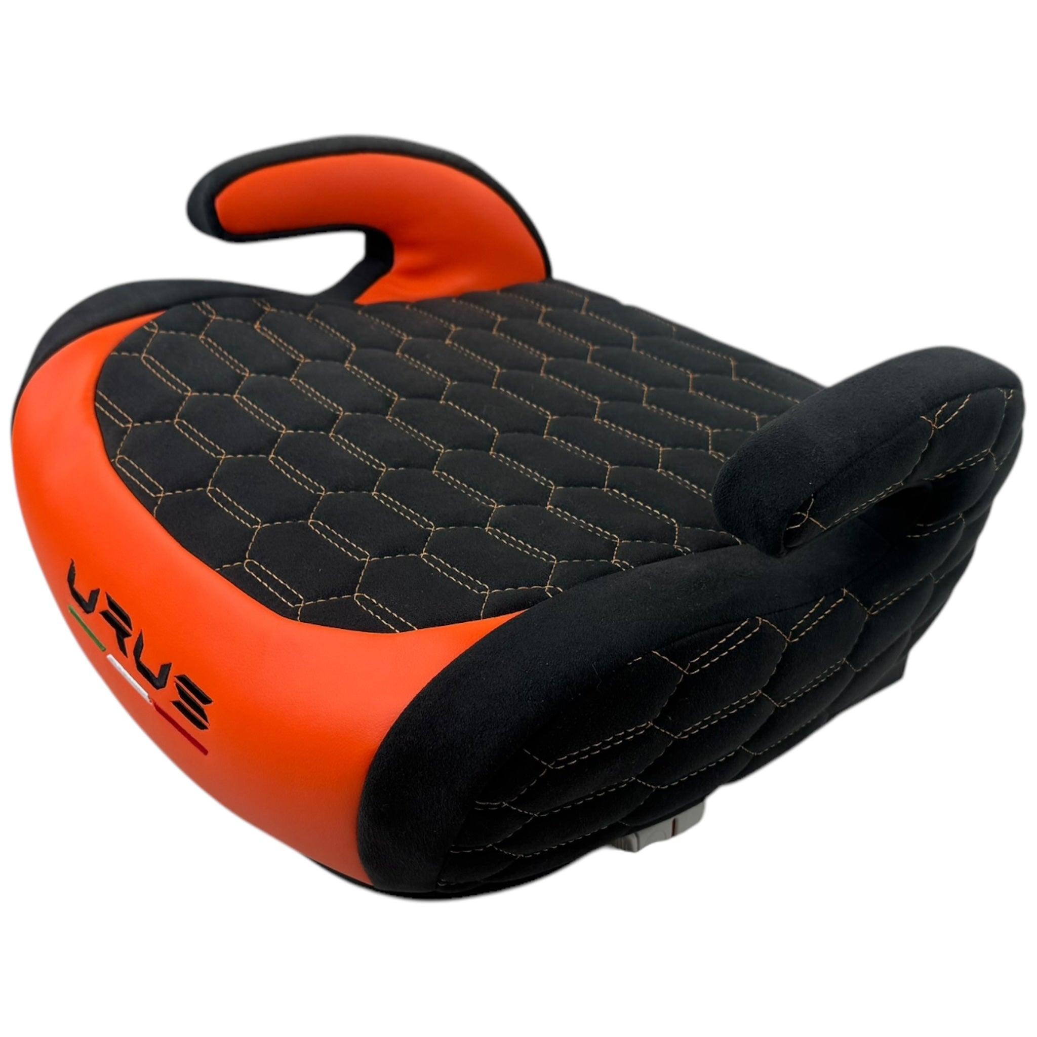 Backless Car Seat for Kids with Orange Leather | Lamborghini Urus