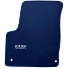 Dark Blue Floor Mats for Jeep Cherokee KJ (2002-2007) by ER56 Design