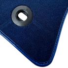 Dark Blue Floor Mats for Jaguar XF (2009-2015) Sedan - AutoWin