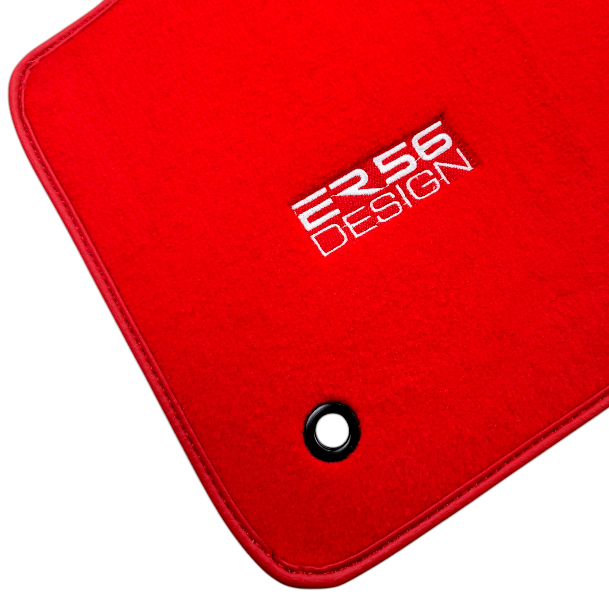 Red Floor Mats for Chevrolet Orlando 7-Seater (2011-2014) by ER56 Design - AutoWin