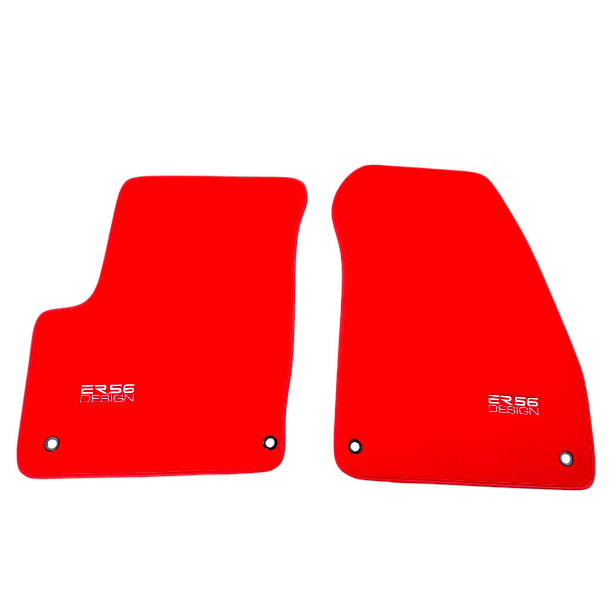 Red Floor Mats for Lincoln MKS (2008-2016) by ER56 Design