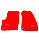 Red Floor Mats for Chevrolet Spark Hatchback (2010-2013) by ER56 Design - AutoWin