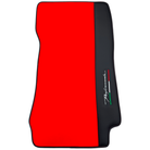 Red Floor Mats for Alfa Romeo Giulia Performante (1962-1978) with Leather