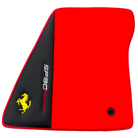 Red Floor Mats for Ferrari SF90 Stradale (2019-2024) with Leather