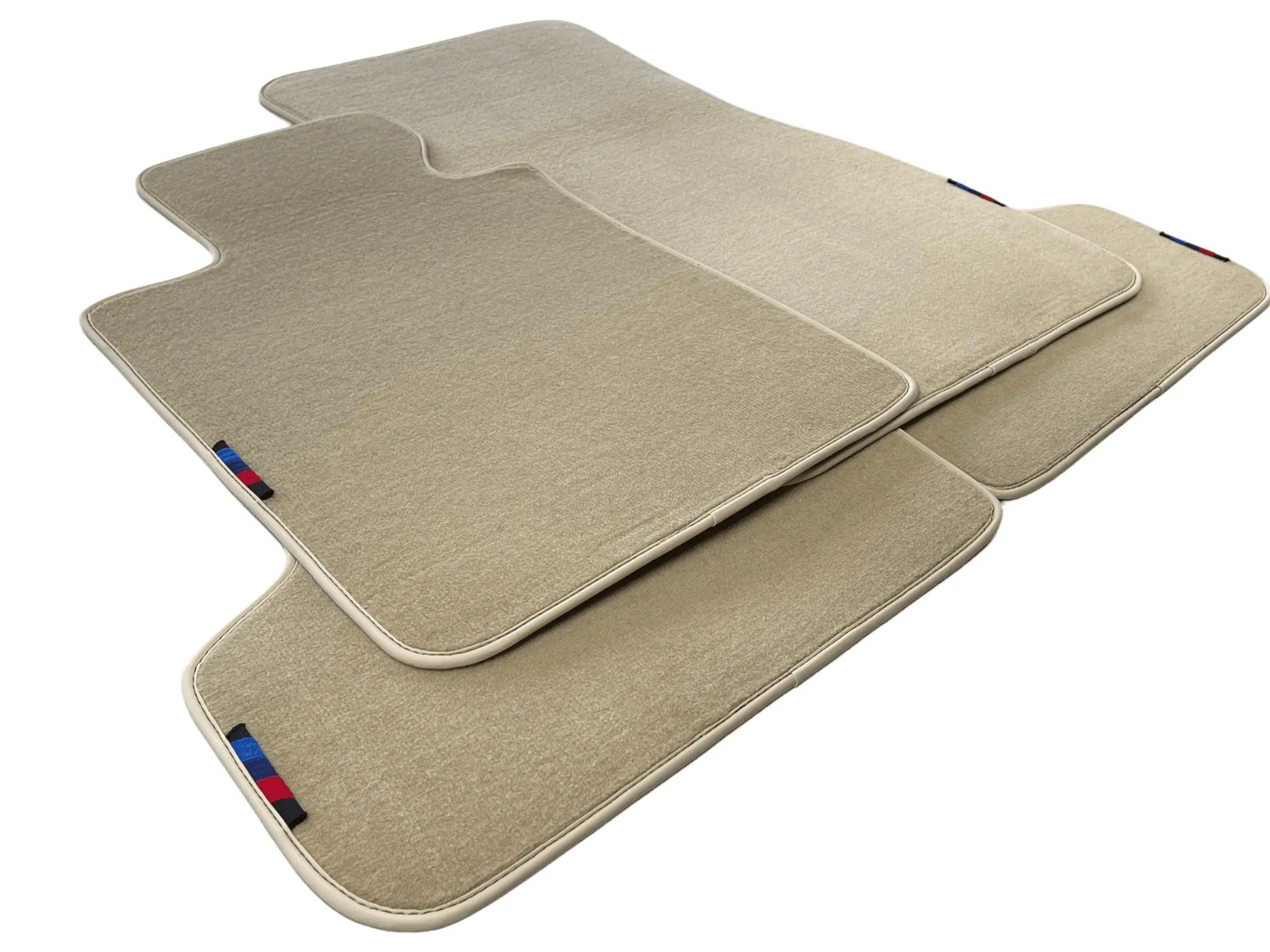 Beige Mats For BMW 4 Series G22 Coupe With M Package - AutoWin