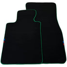 Black Floor Mats For BMW M2 Series F87 | Green Trim AutoWin Brand - AutoWin