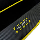 Black Floor Mats For BMW X6 Series E71 | Fighter Jet Edition | Yellow Trim - AutoWin