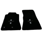 Black Floor Mats For Ford Mustang VI (2015-2023) With Pony