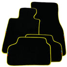 Black Mats For BMW X6M F96 SUV | Yellow Trim - AutoWin