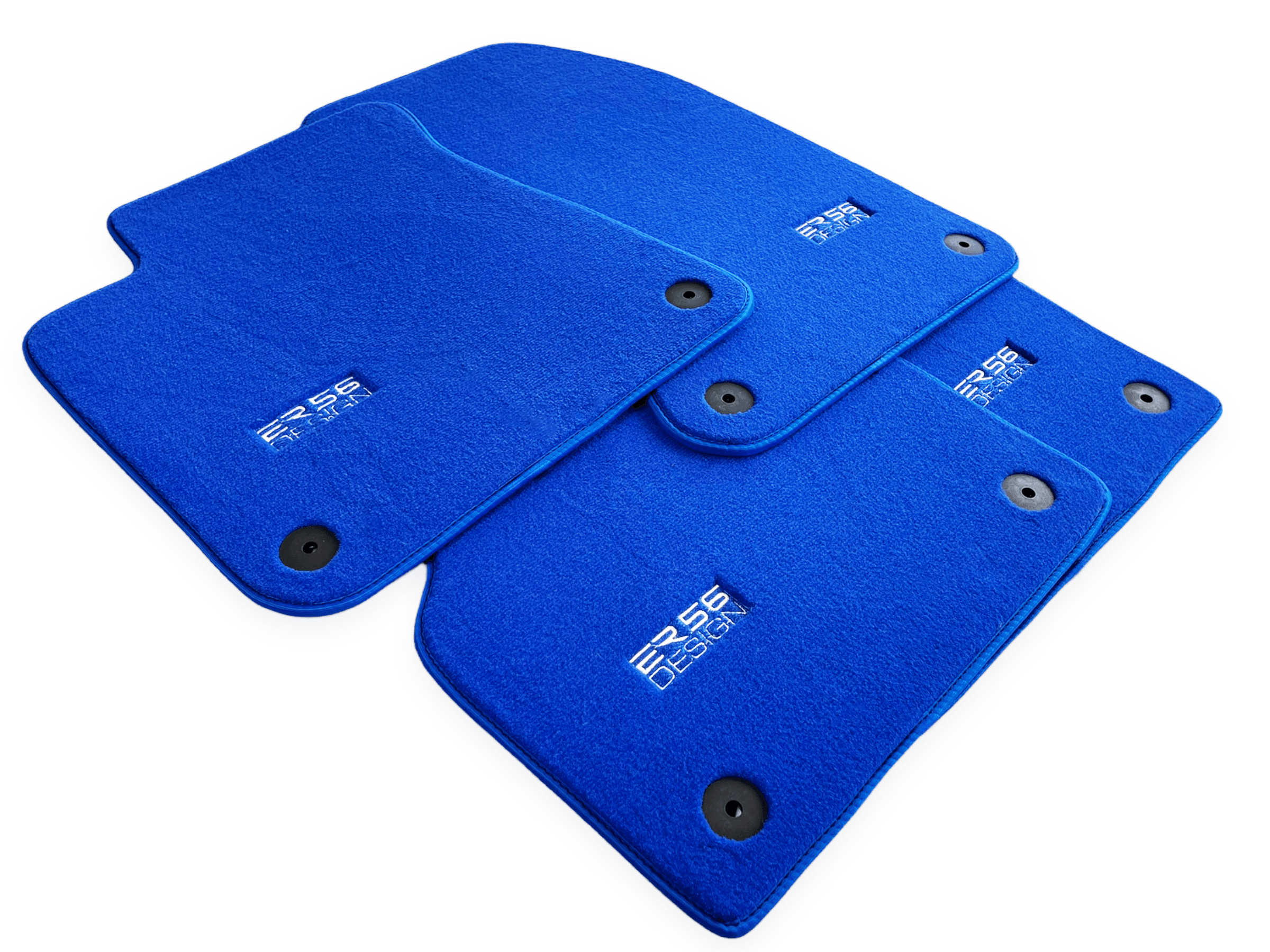 Blue Floor Mats for Audi A1 - 5-door Citycarver (2019-2024) | ER56 Design