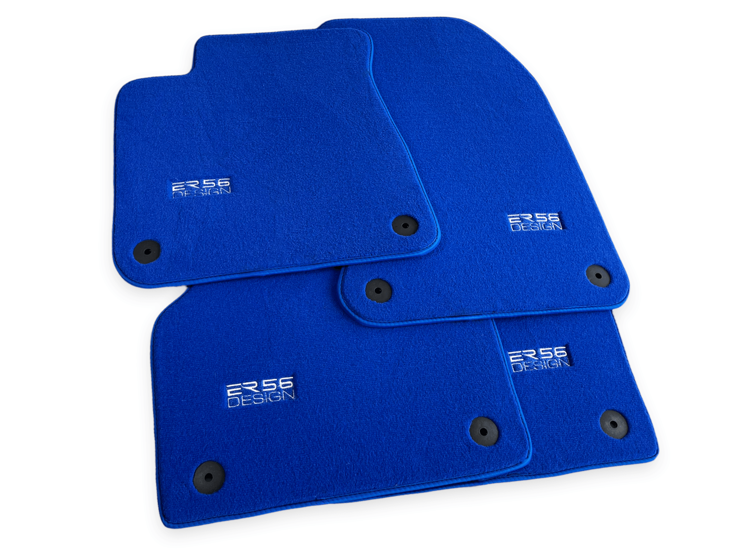 Blue Floor Mats for Audi A1 - 5-door Hatchback (2019-2024) | ER56 Design