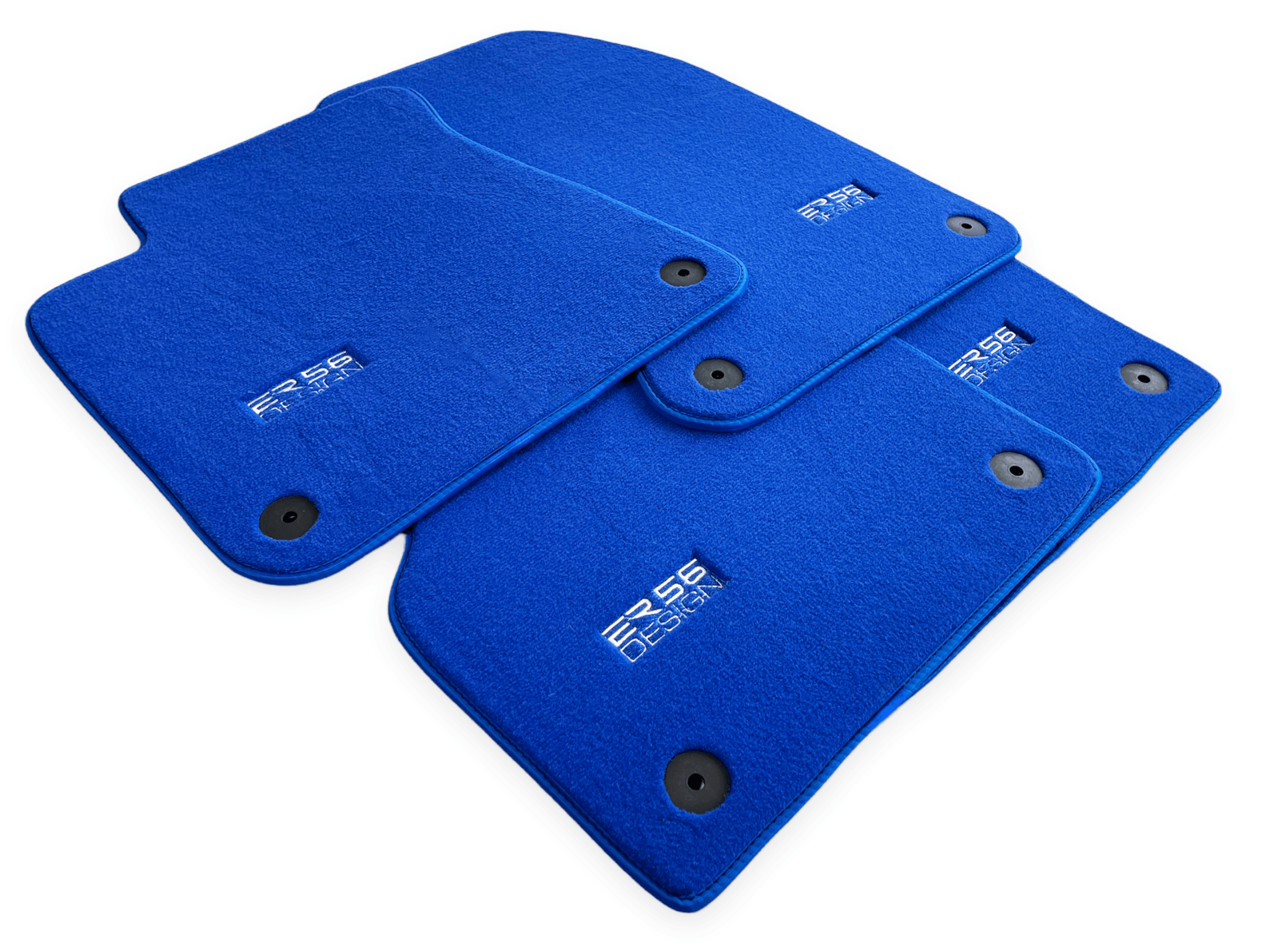 Blue Floor Mats for Audi A2 2000-2005 8Z | ER56 Design