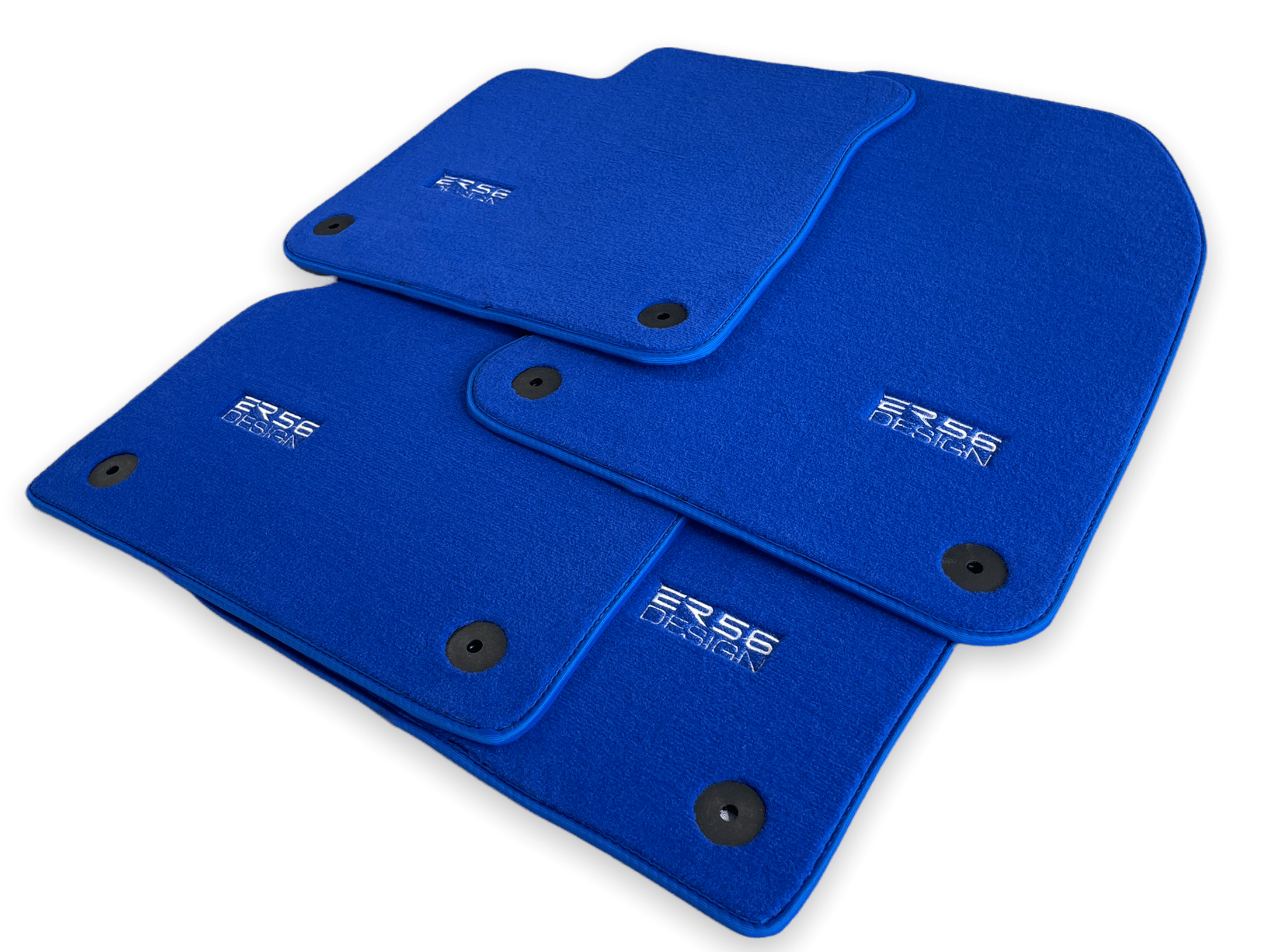 Blue Floor Mats for Audi A2 2000-2005 8Z | ER56 Design