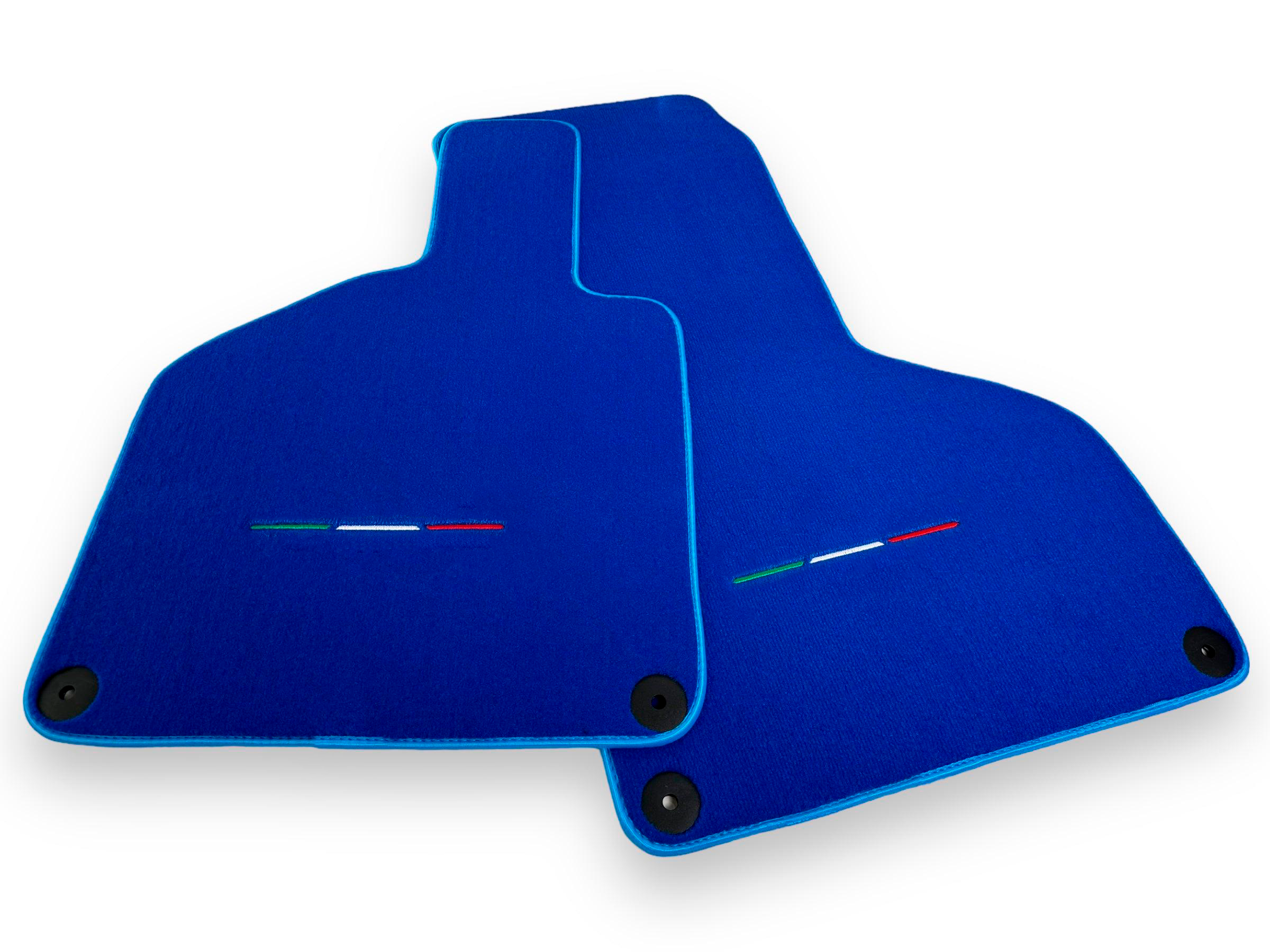 Customizable Blue Floor Mats for Lamborghini Huracan STO 2014-2023