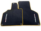 Floor Mats for Lamborghini Gallardo With Yellow Trim - AutoWin