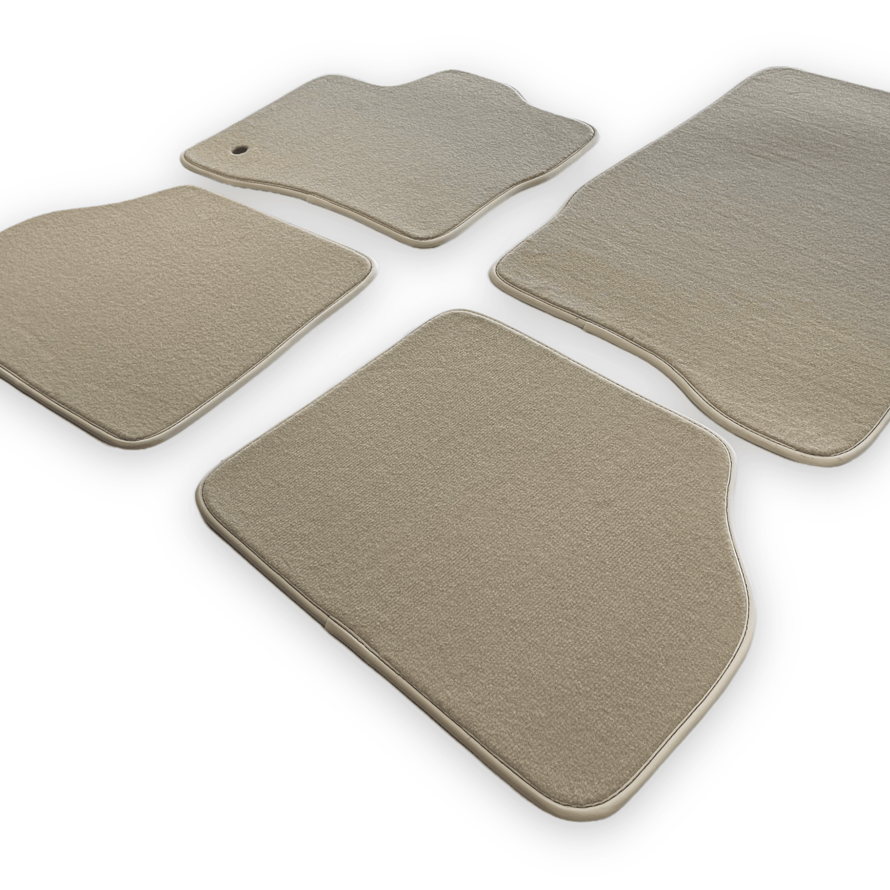 Floor Mats For Lincoln MKS 2009-2016 Beige Tailored Carpets - AutoWin