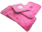 Pink Sheepskin Floor Mats For Rolls Royce Cullinan Rr31 2018-2023 Er56 Design Brand