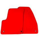 Red Floor Mats for Jeep Renegade (2014-2018) Distance Fixing Points Co-Driver 18 cm | AutoWin