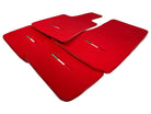 Red Floor Mats For Maserati Coupé (2001-2007) Italy Edition - AutoWin