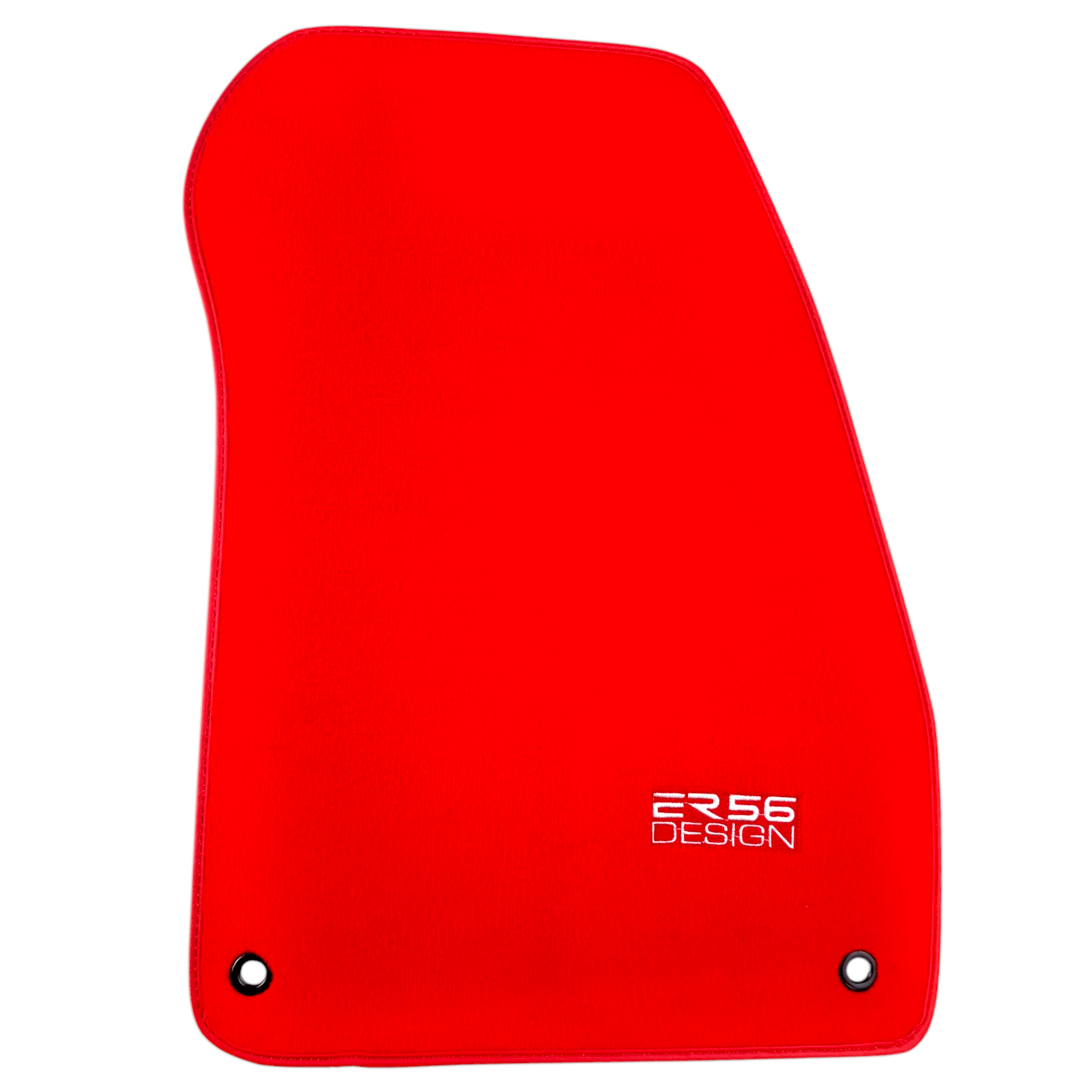 Red Floor Mats for Jeep Renegade (2014-2018) Co Driver without Fixing System by ER56 Design